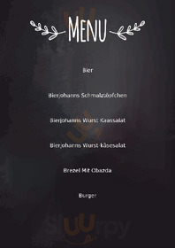 Zum Bierjohann menu