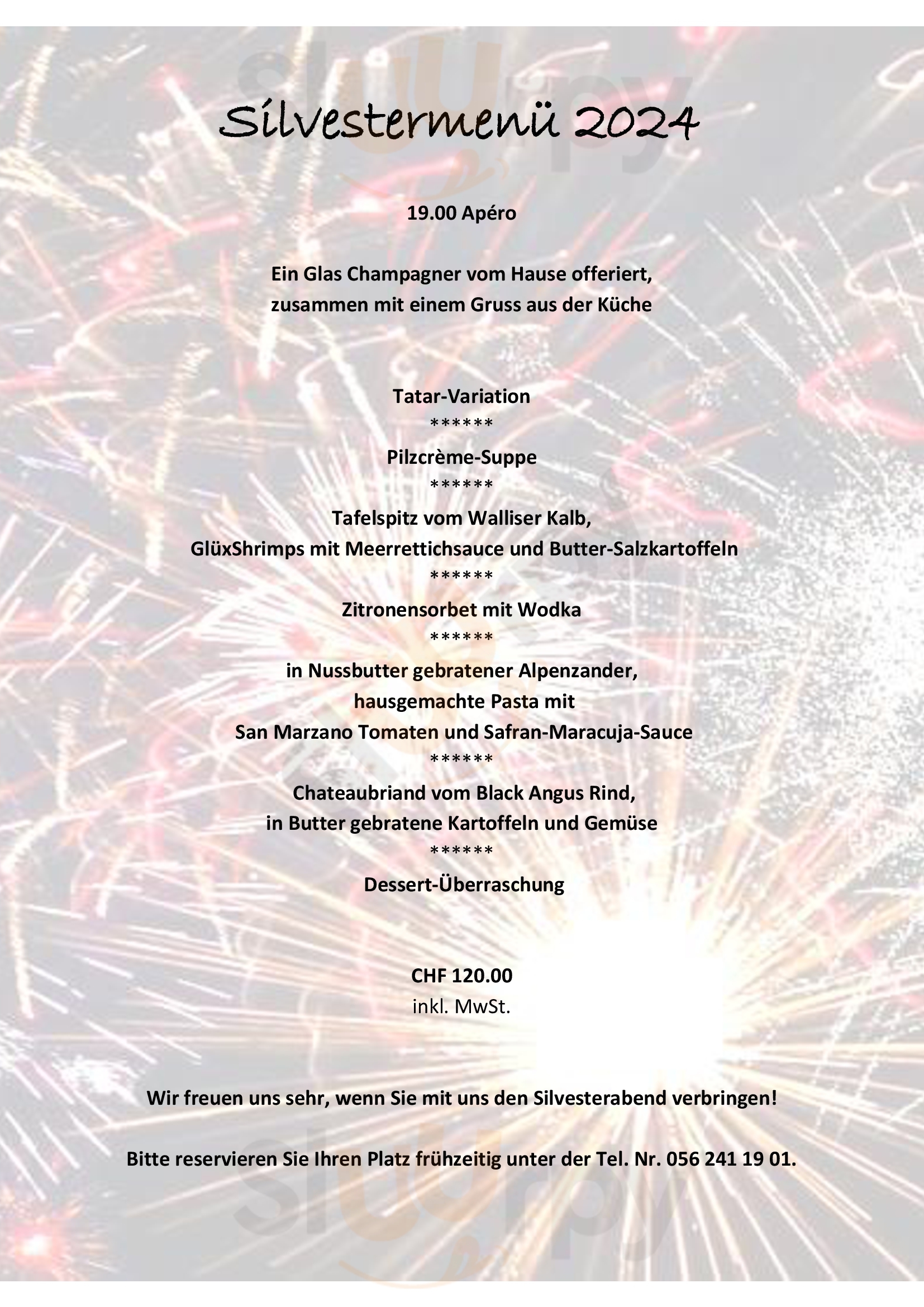 Landgasthof Alpenrösli Schneisingen Menu - 1