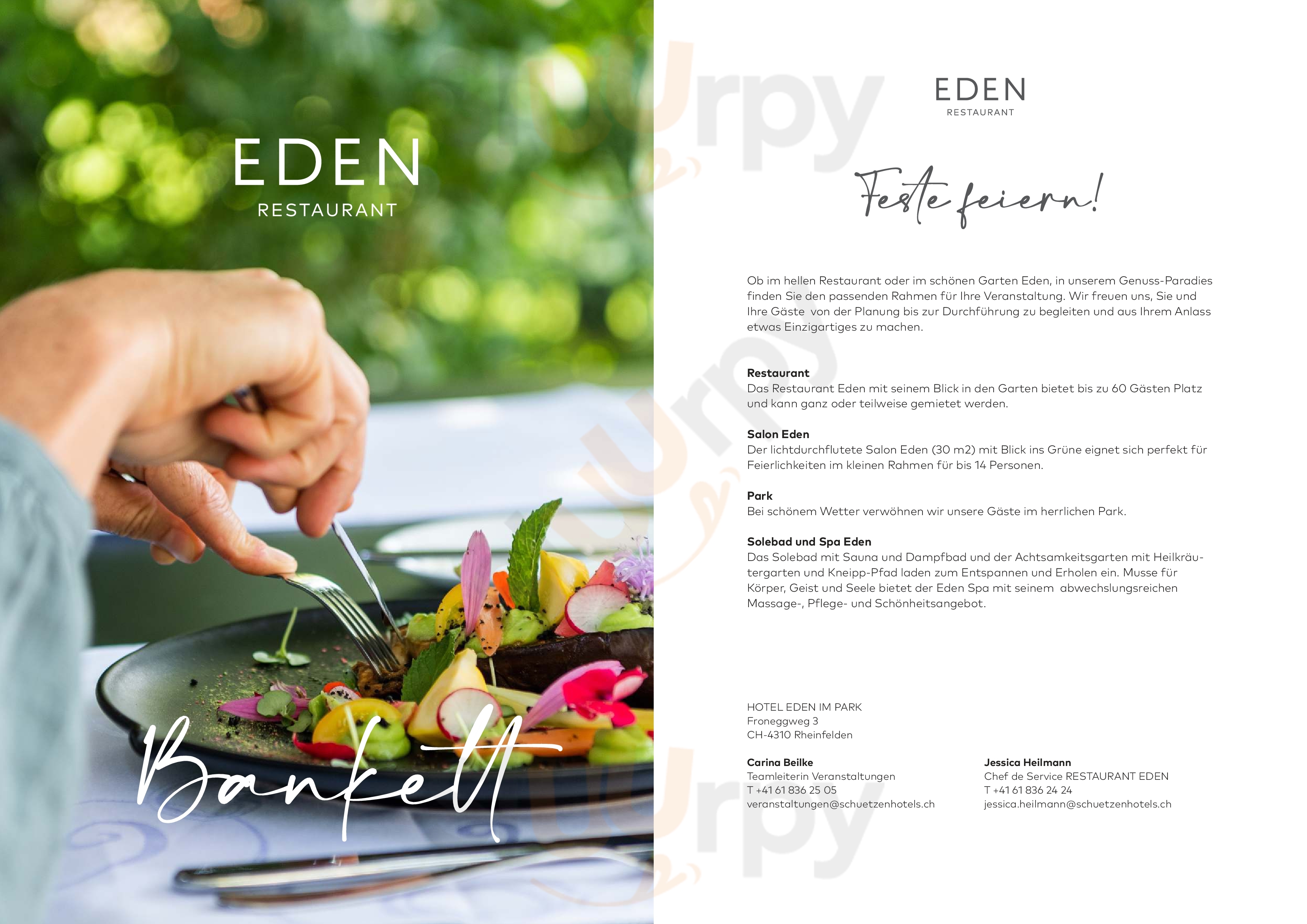 Restaurant Eden Rheinfelden Menu - 1