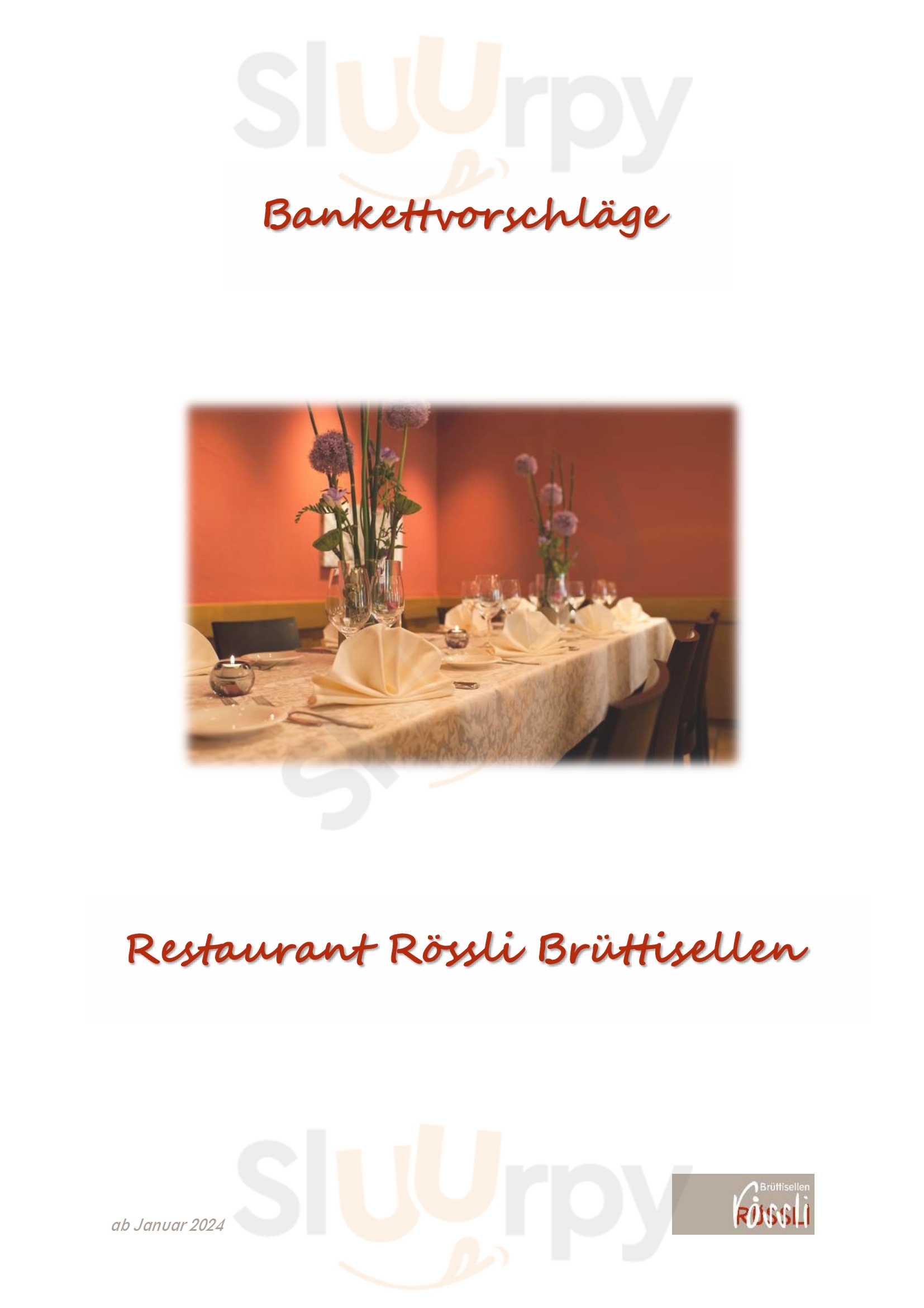 Restaurant Rössli Brüttisellen Bruttisellen Menu - 1