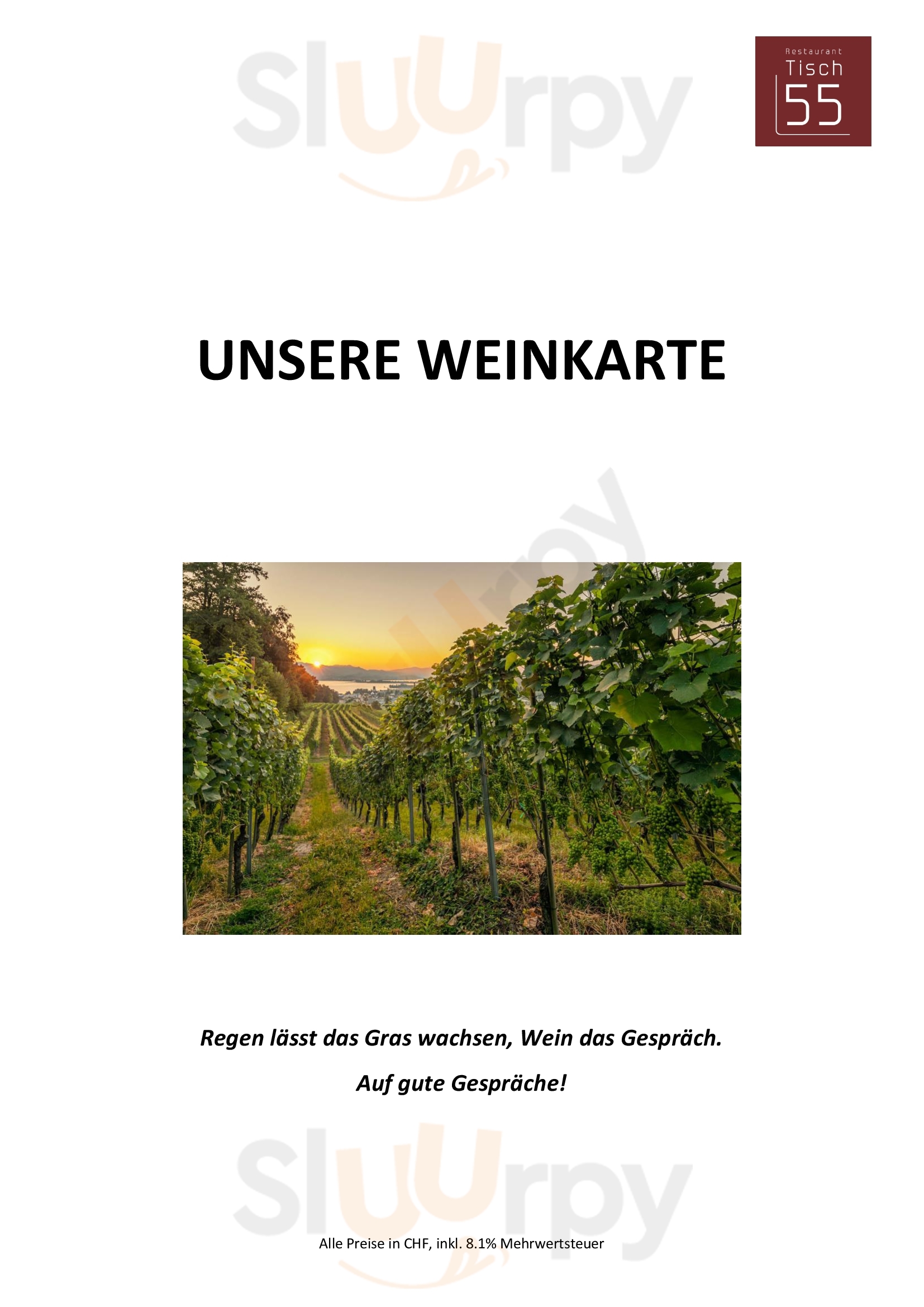 Restaurant Tisch55 Thalwil Menu - 1