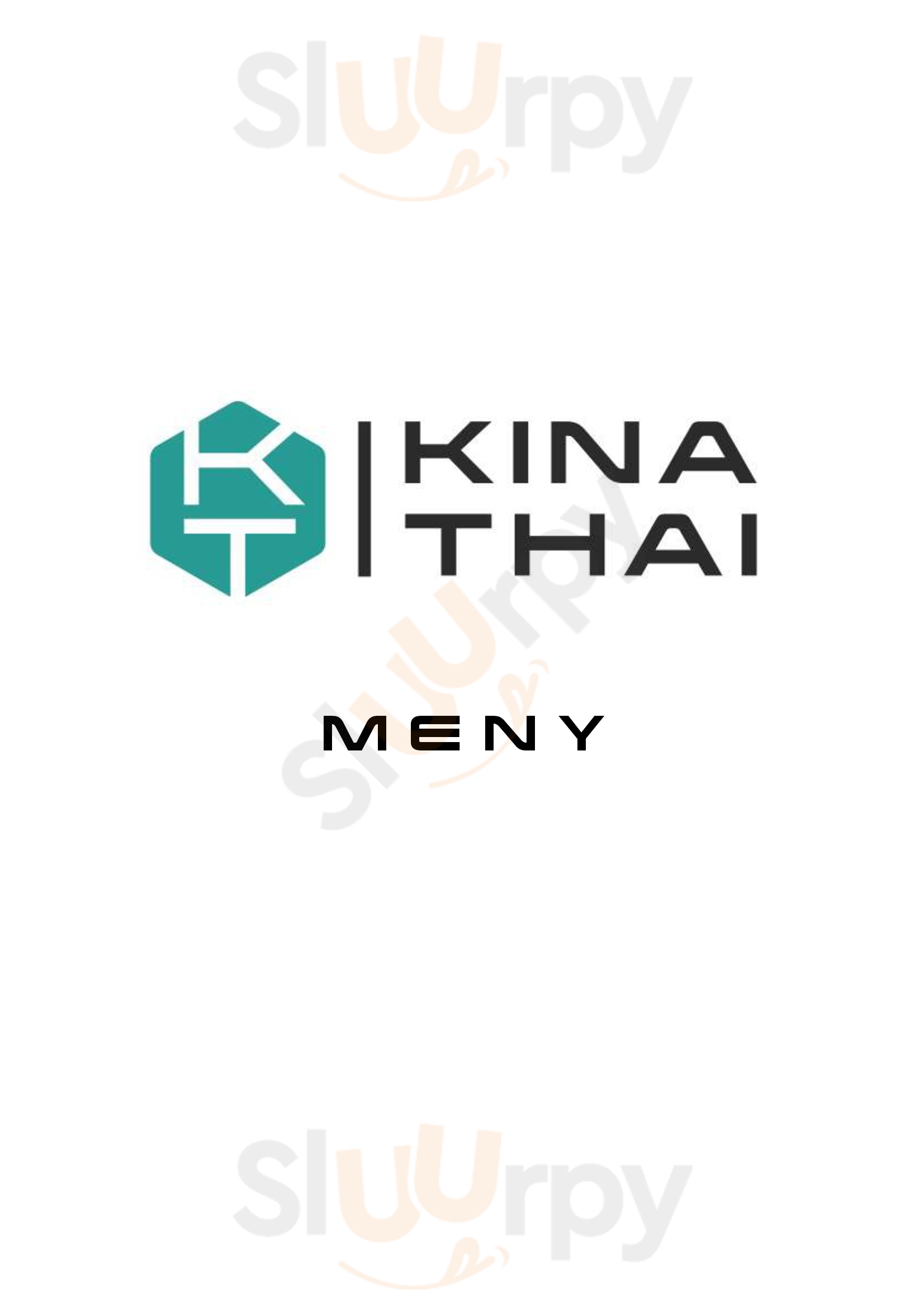 Kina Thai Linköping Menu - 1