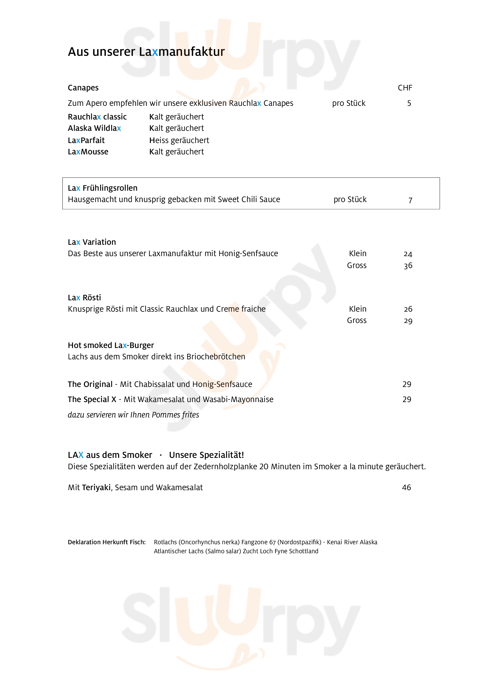 Schäfli  Neuheim Menu - 1