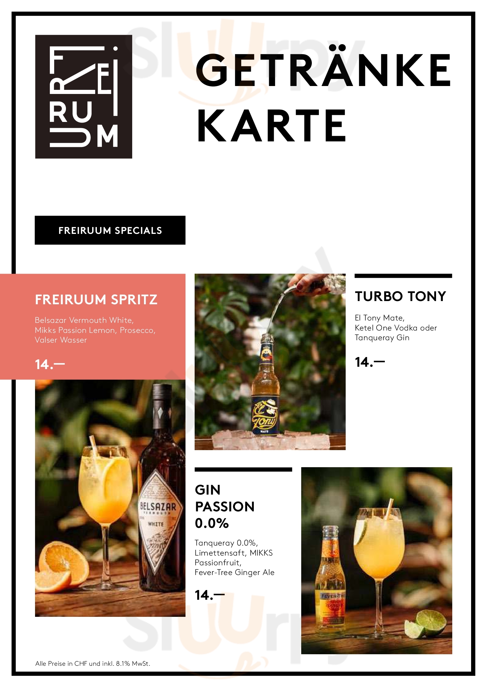Freiruum Zug Menu - 1