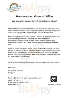 Bergrestaurant Fürenalp