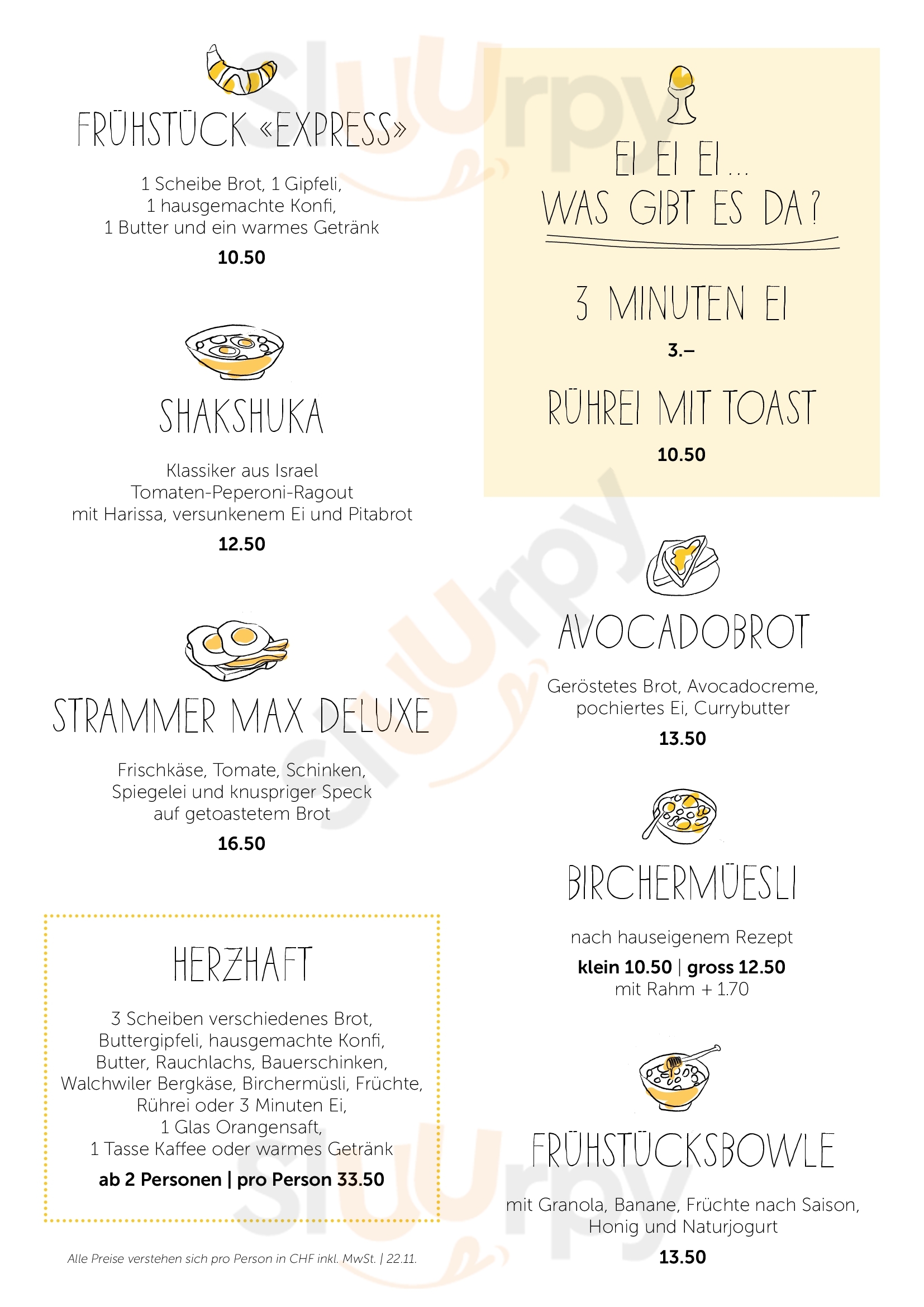 Hafenrestaurant Zug Menu - 1