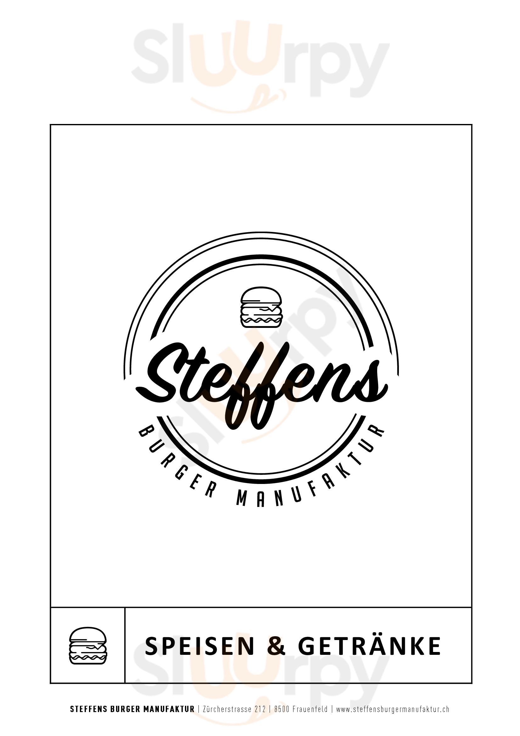 Steffens Burger Manufaktur Frauenfeld Menu - 1