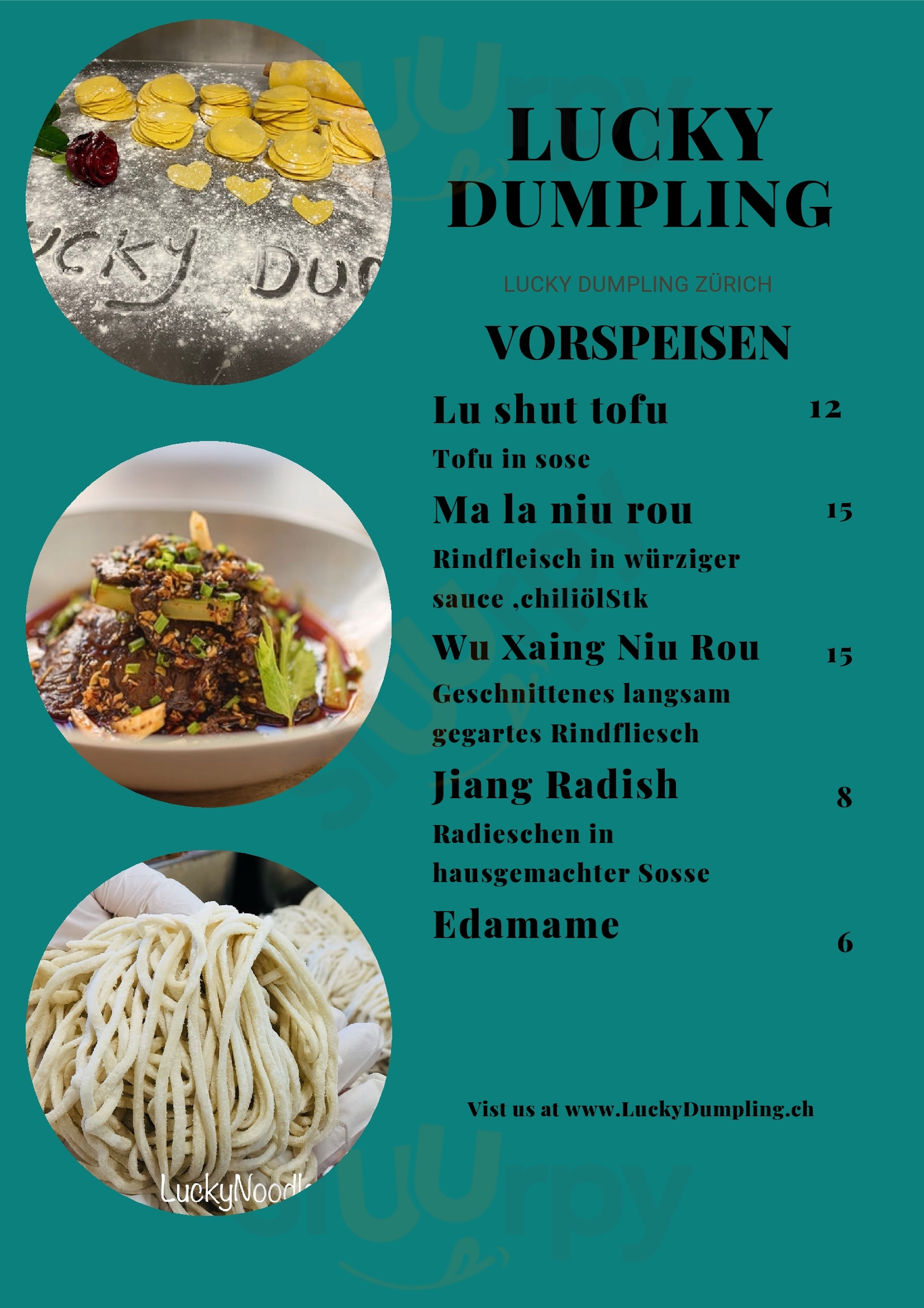 Lucky Dumpling Zürich Menu - 1