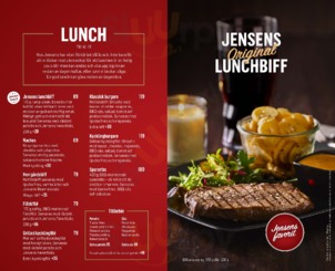 Jensen's Bofhus Vasagatan menu