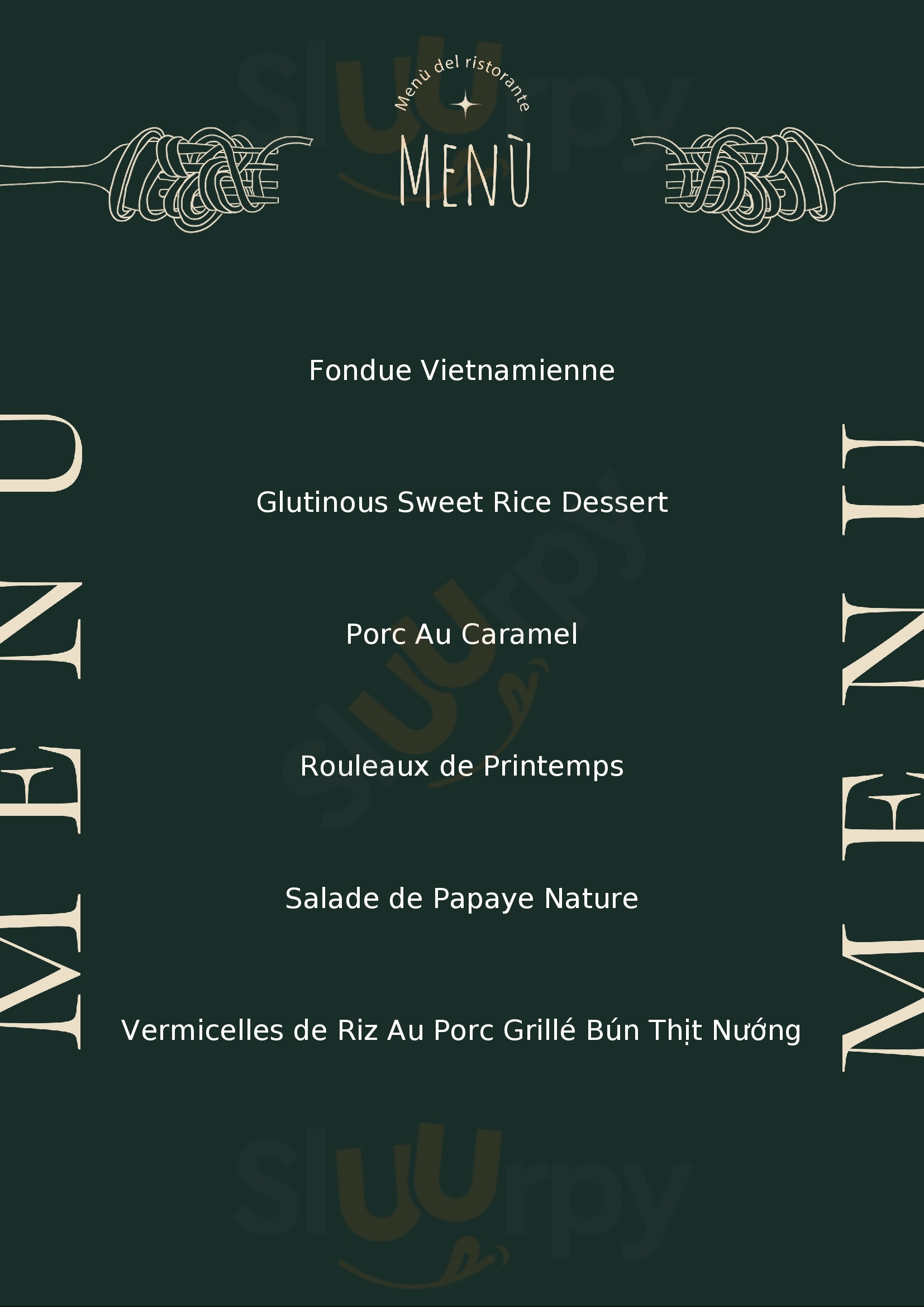 Restaurant Maison Viet Vevey Menu - 1