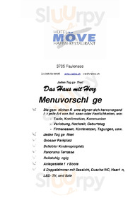 Moeve Restaurant menu