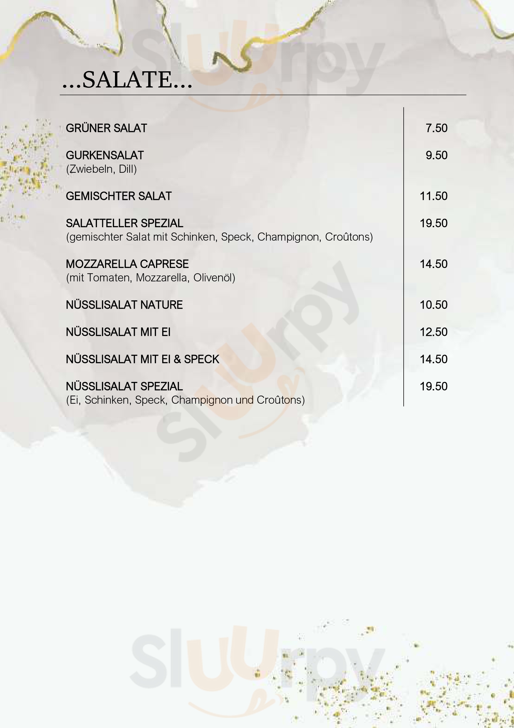 Sapori D'italia Moutier Menu - 1