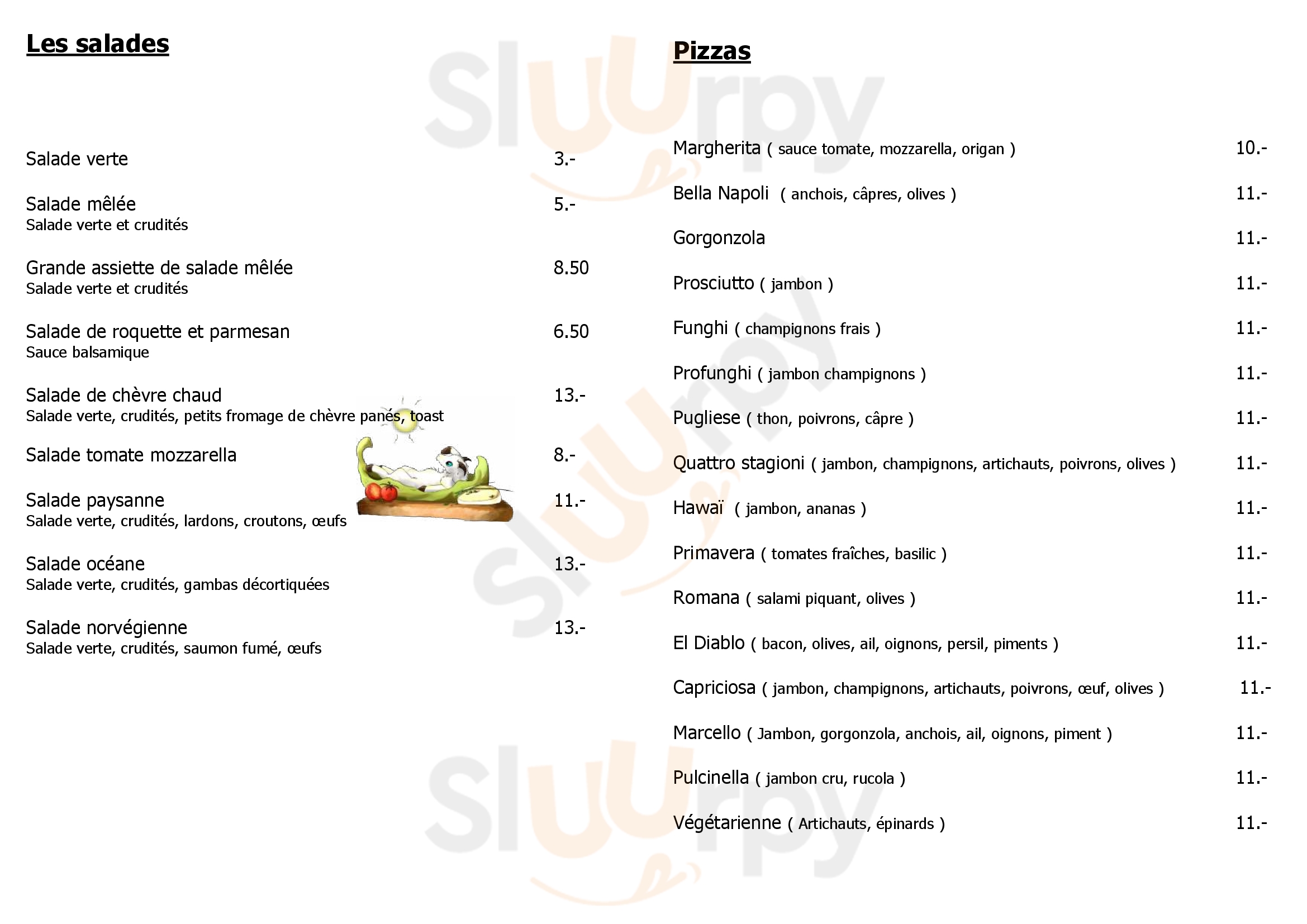 Imprevu Cafe Fribourg Menu - 1