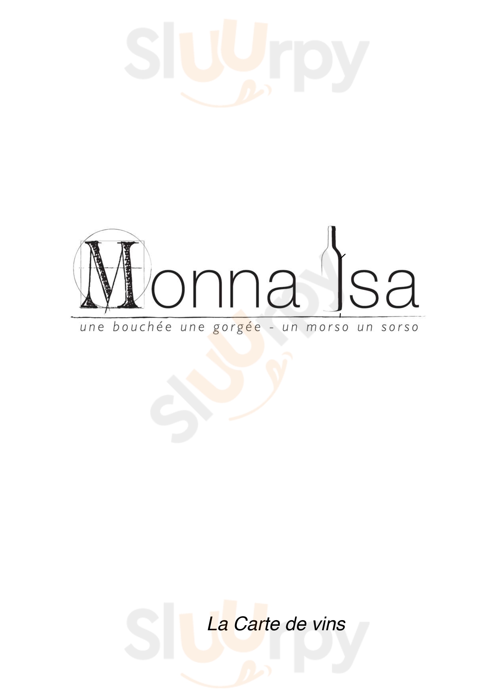 Monna Isa Genf Menu - 1