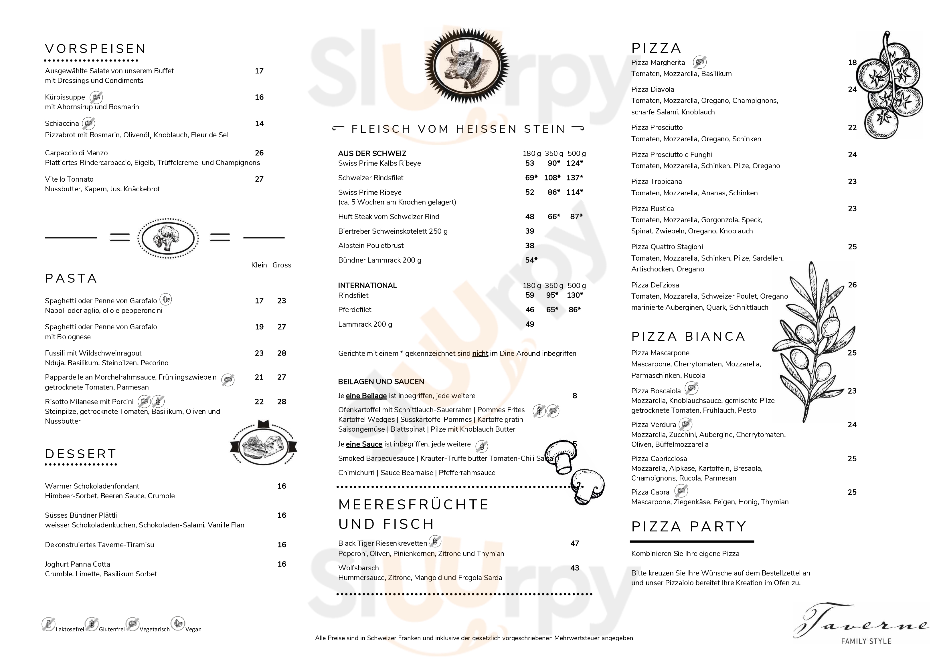 Muntanella Arosa Menu - 1