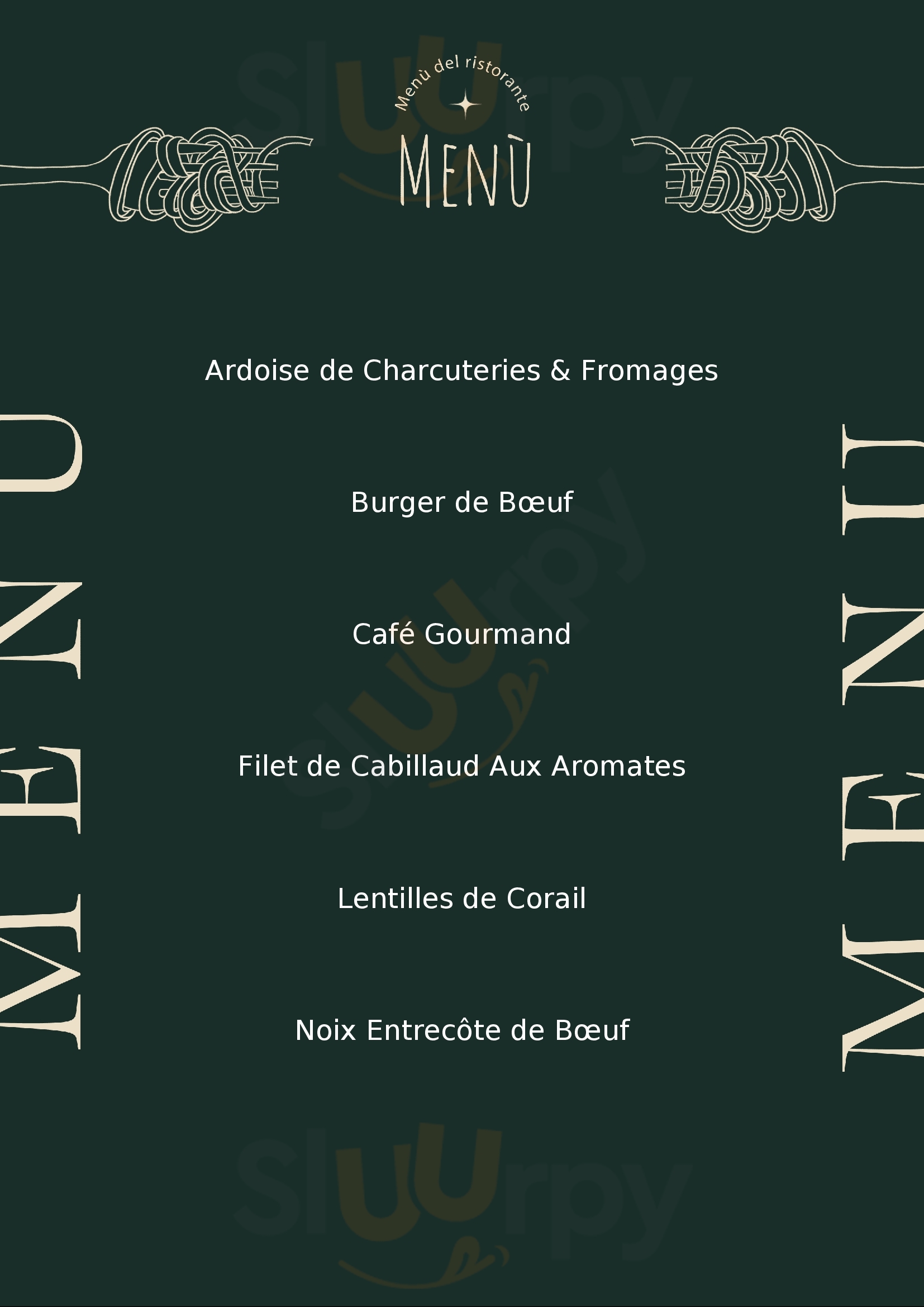 Café De La Place Genf Menu - 1