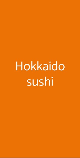 Hokkaido Sushi Firenze, Firenze