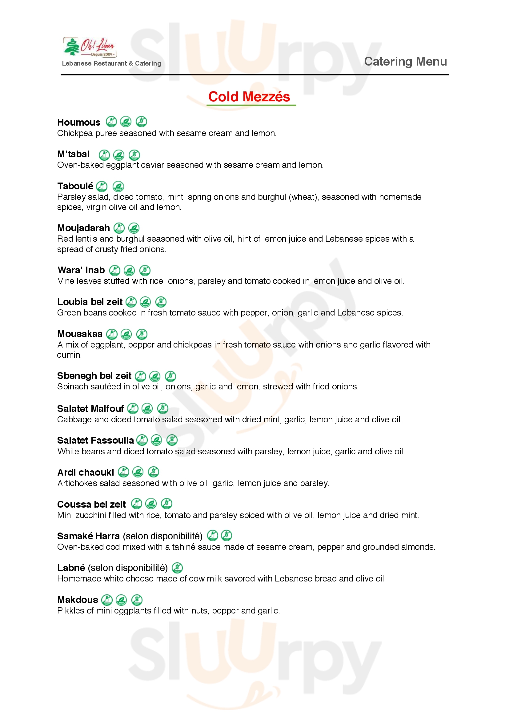 Main Menu - Oh! Liban