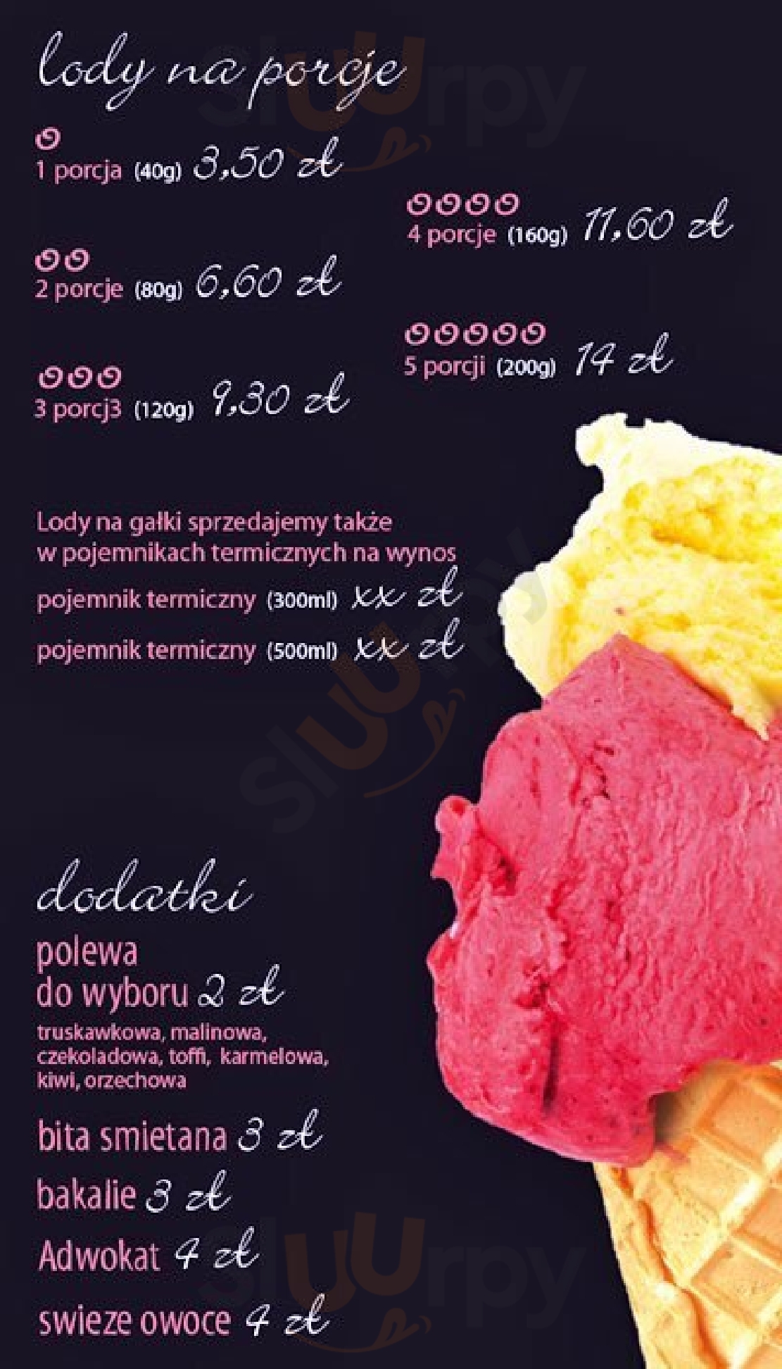 Amorinio.pl Ice Cream And Grand Cafe Wrocław Menu - 1