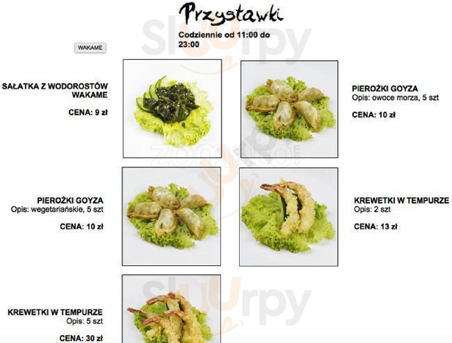 Sushi Takai Wrocław Menu - 1