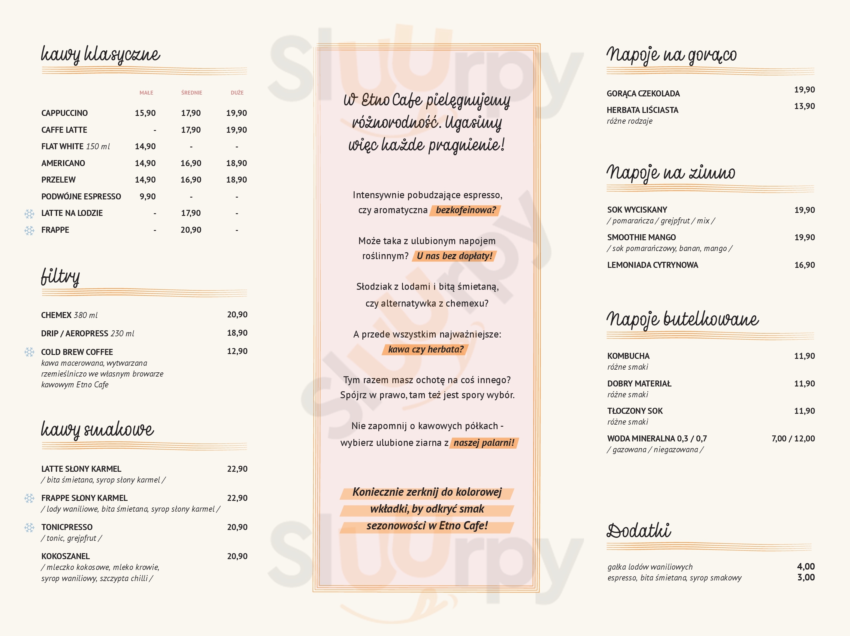 Etno Café – Barbara Wrocław Menu - 1