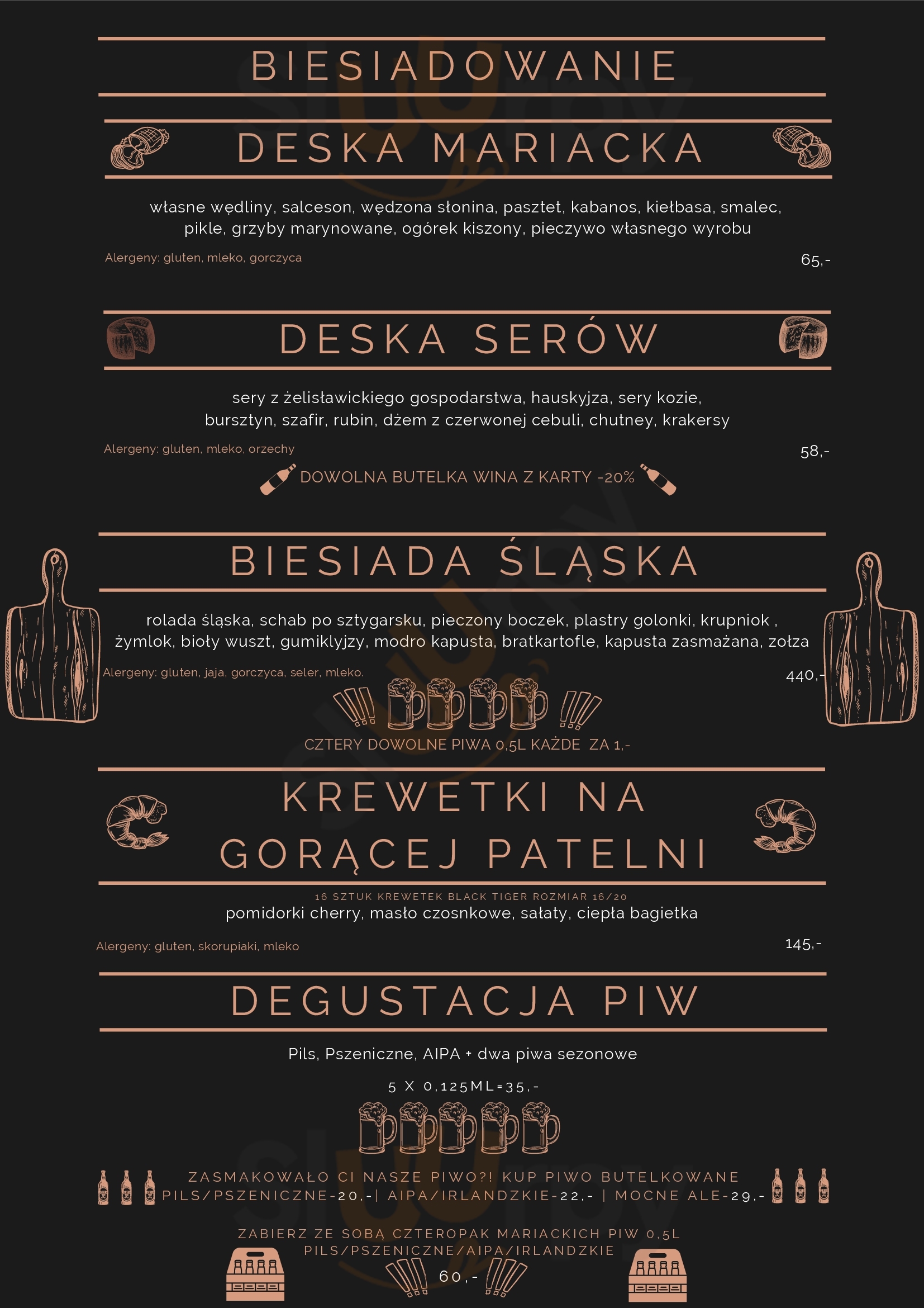 Main Menu - Browar Mariacki