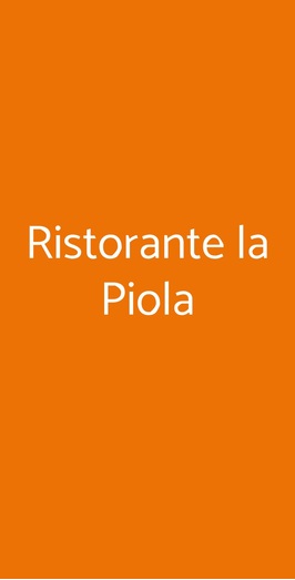 Ristorante La Piola, Torino