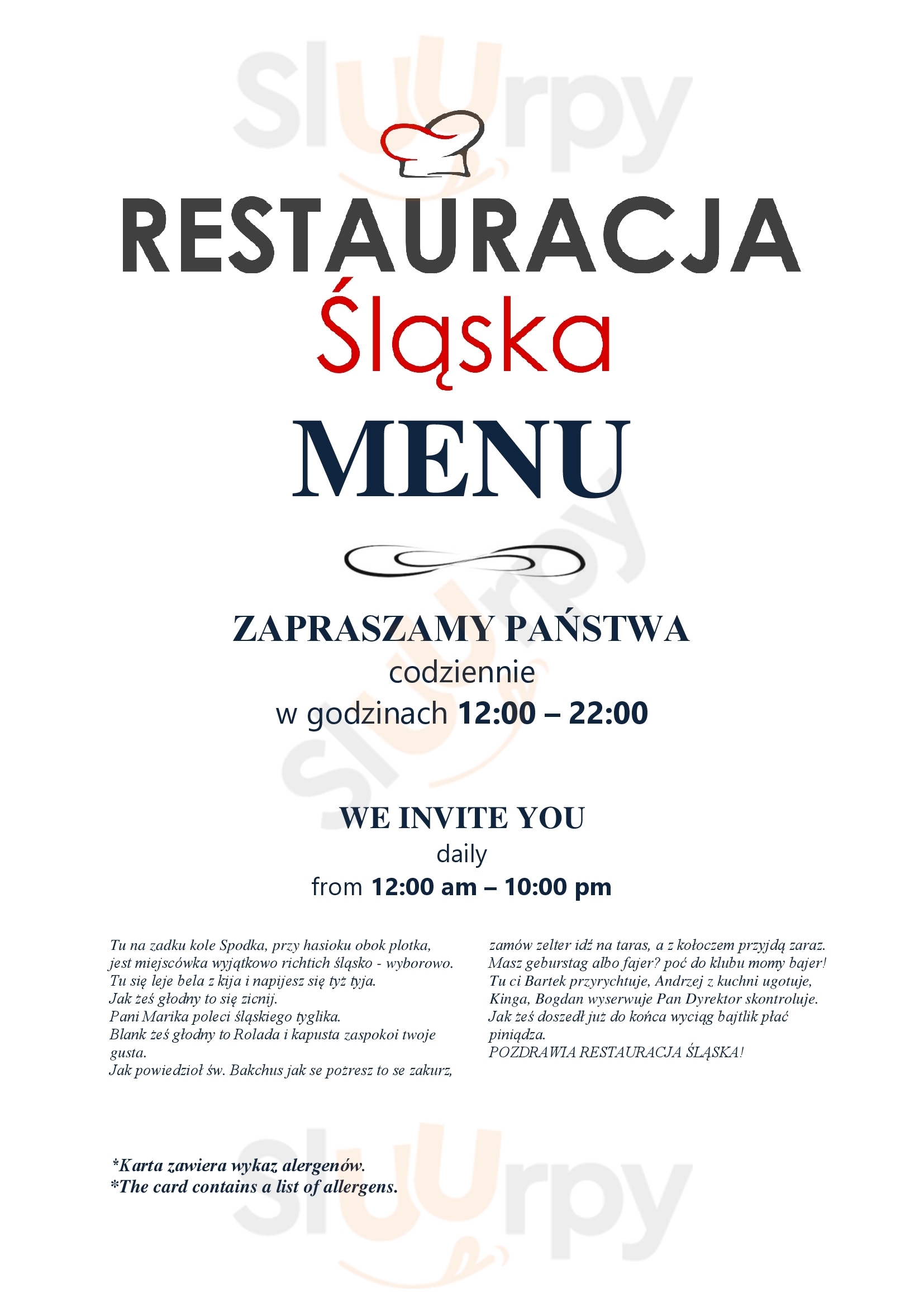 Restauracja Śląska Katowice Menu - 1