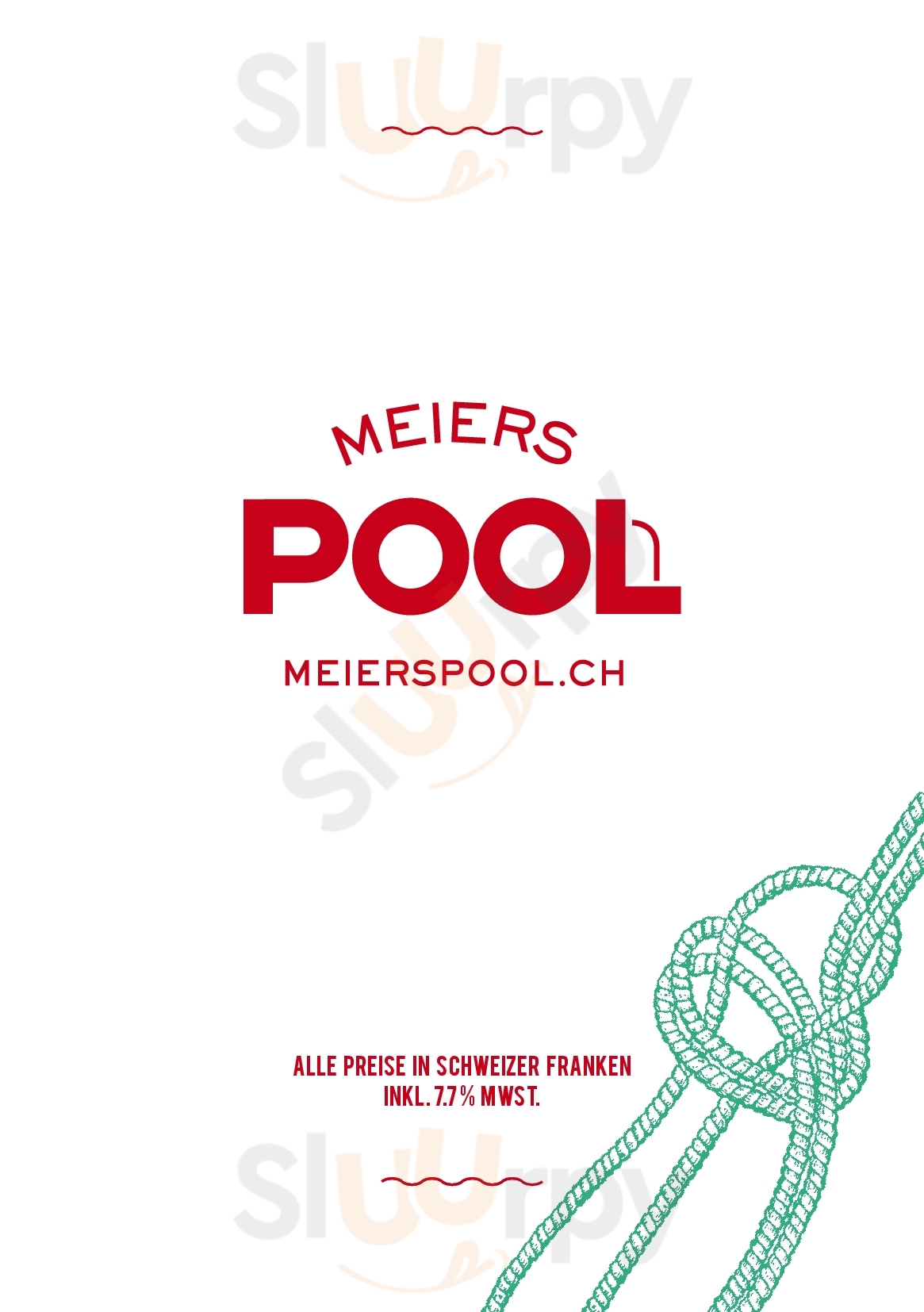 Meier's Pool Schaffhausen Menu - 1