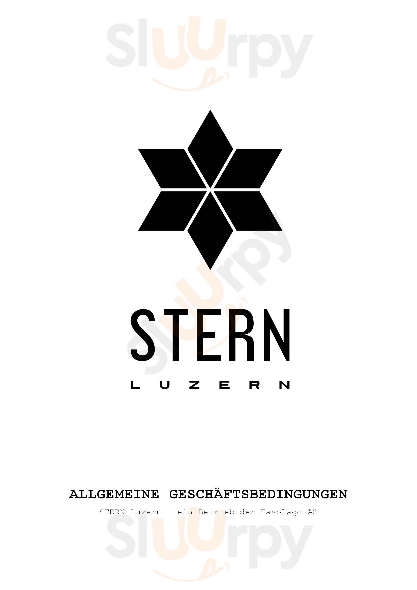 Stern Luzern Luzern Menu - 1