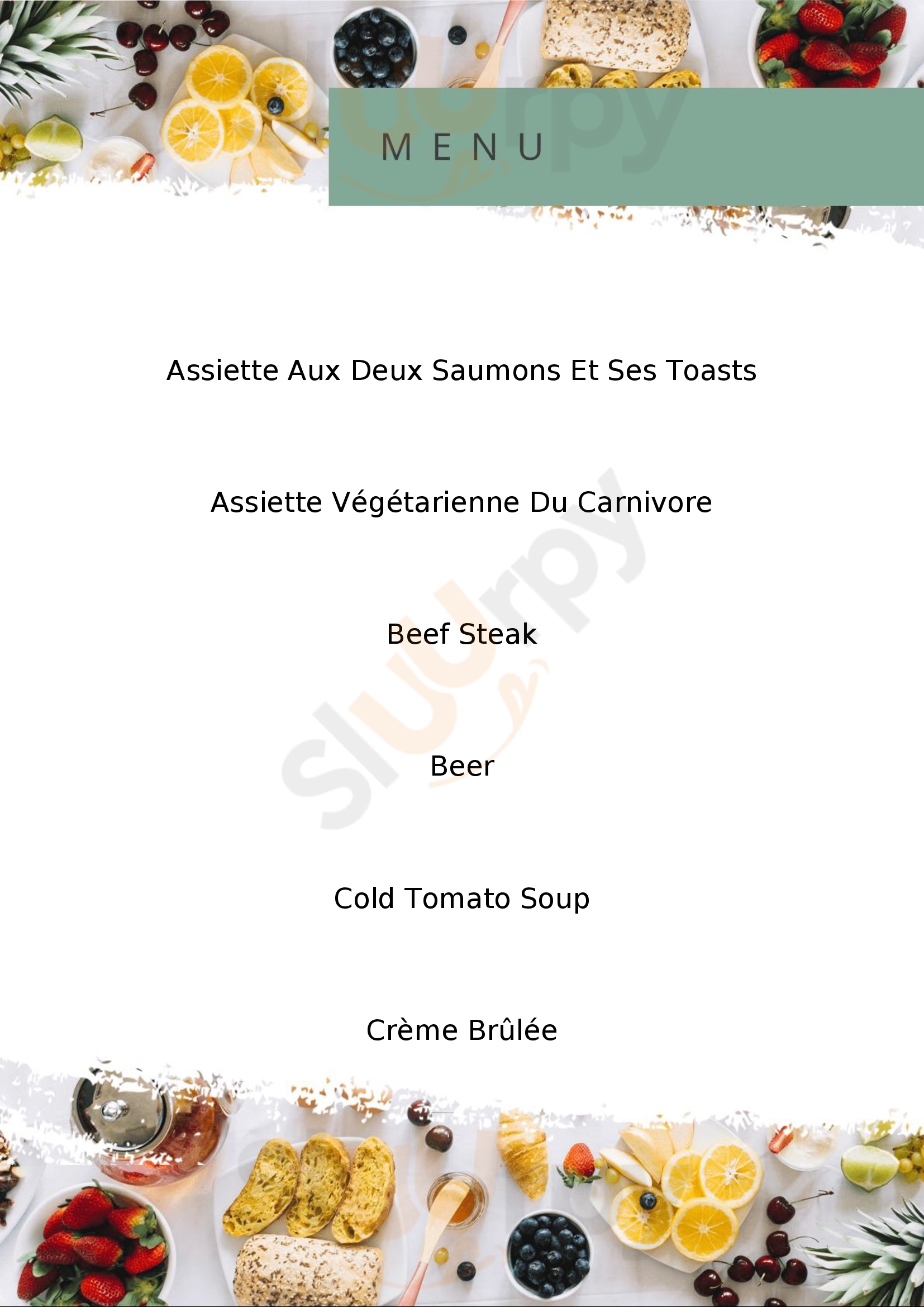 Le Carnivore Genf Menu - 1