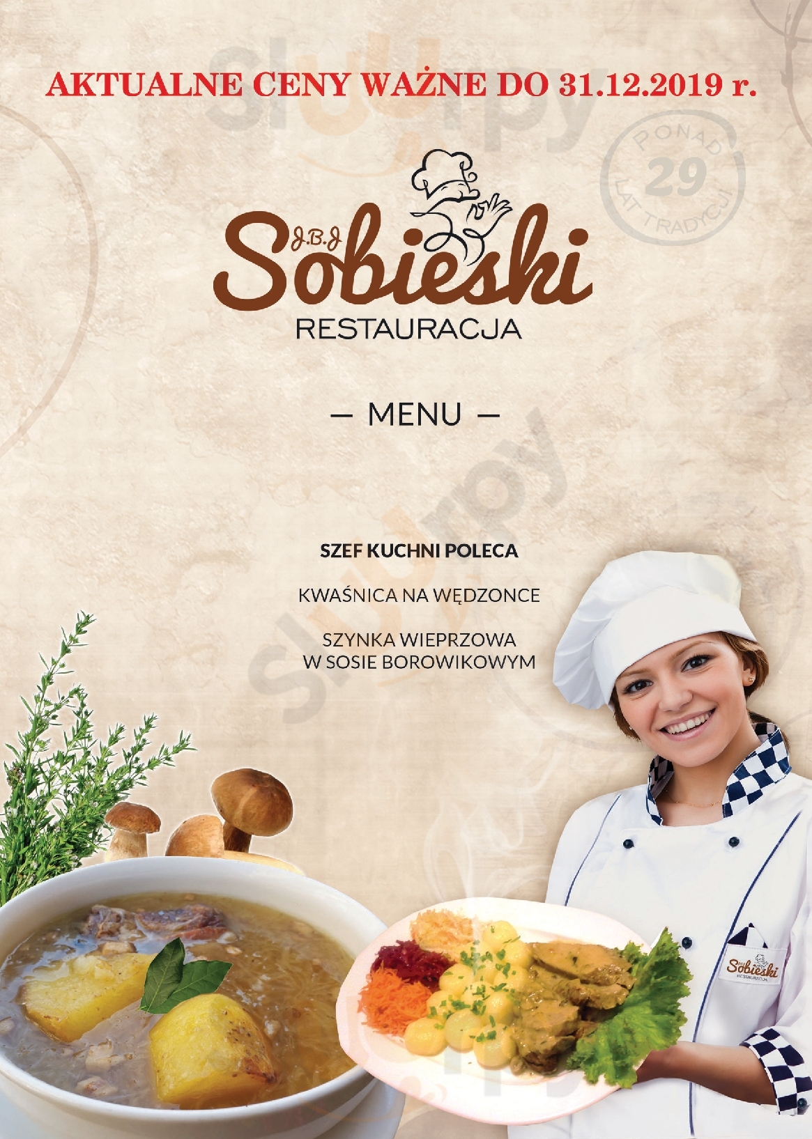 Restauracja Sobieski Piwniczna Menu - 1