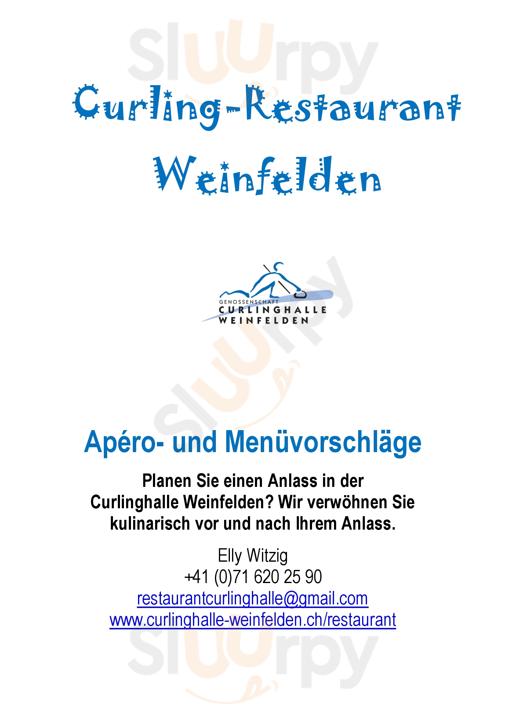 Restaurant Curlinghalle Weinfelden Menu - 1
