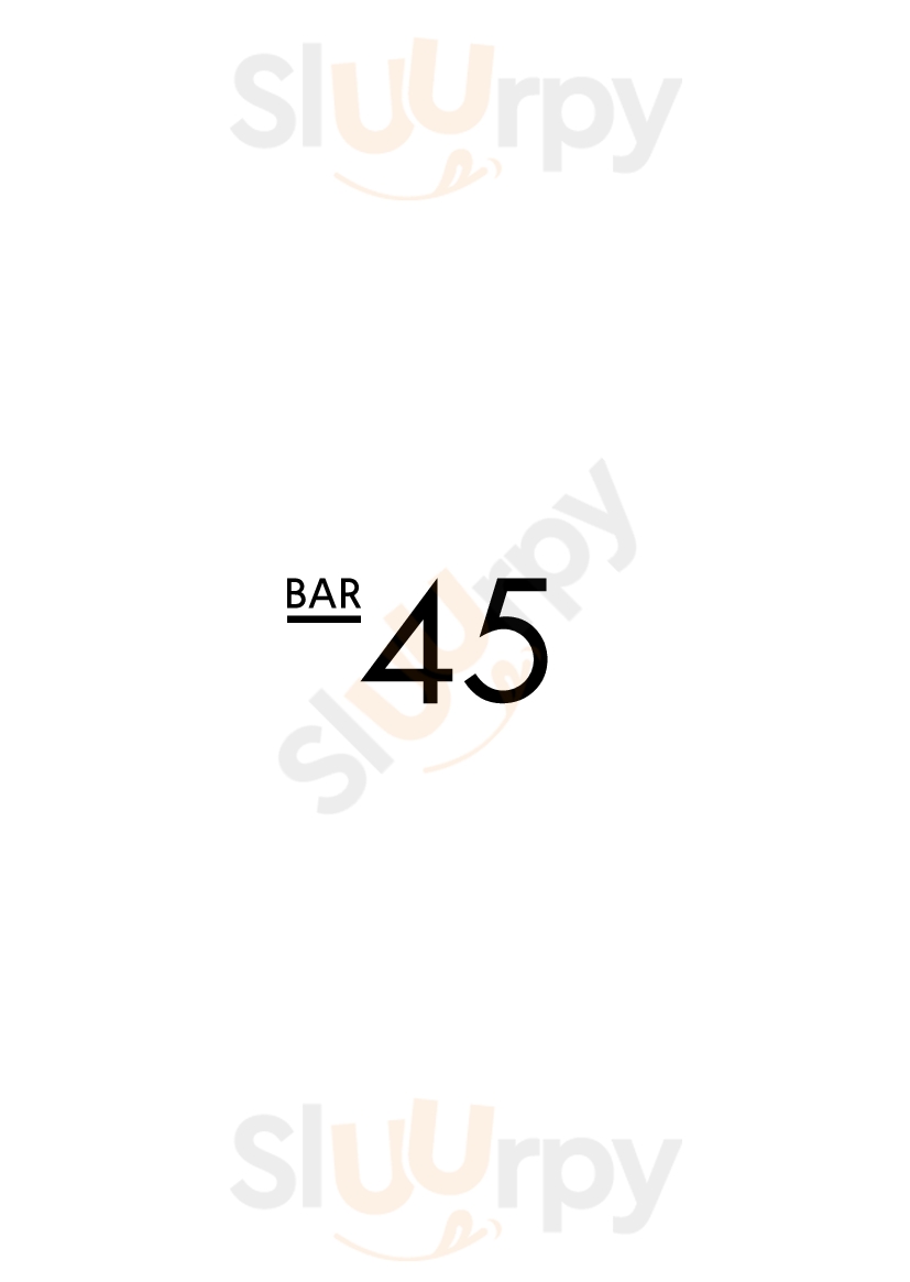Bar 45 Zürich Menu - 1