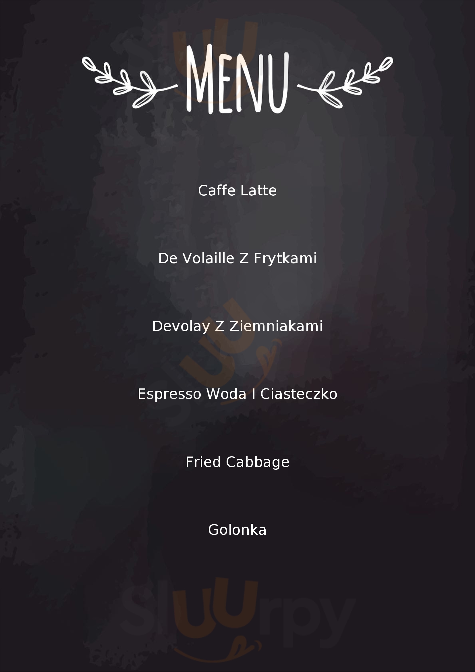 Restogrill Stary Dom Kalwaria Zebrzydowska Menu - 1