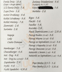 U Słonia menu