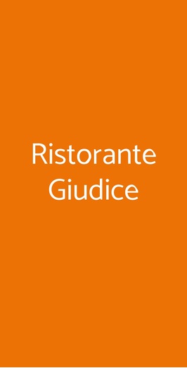 Ristorante Giudice