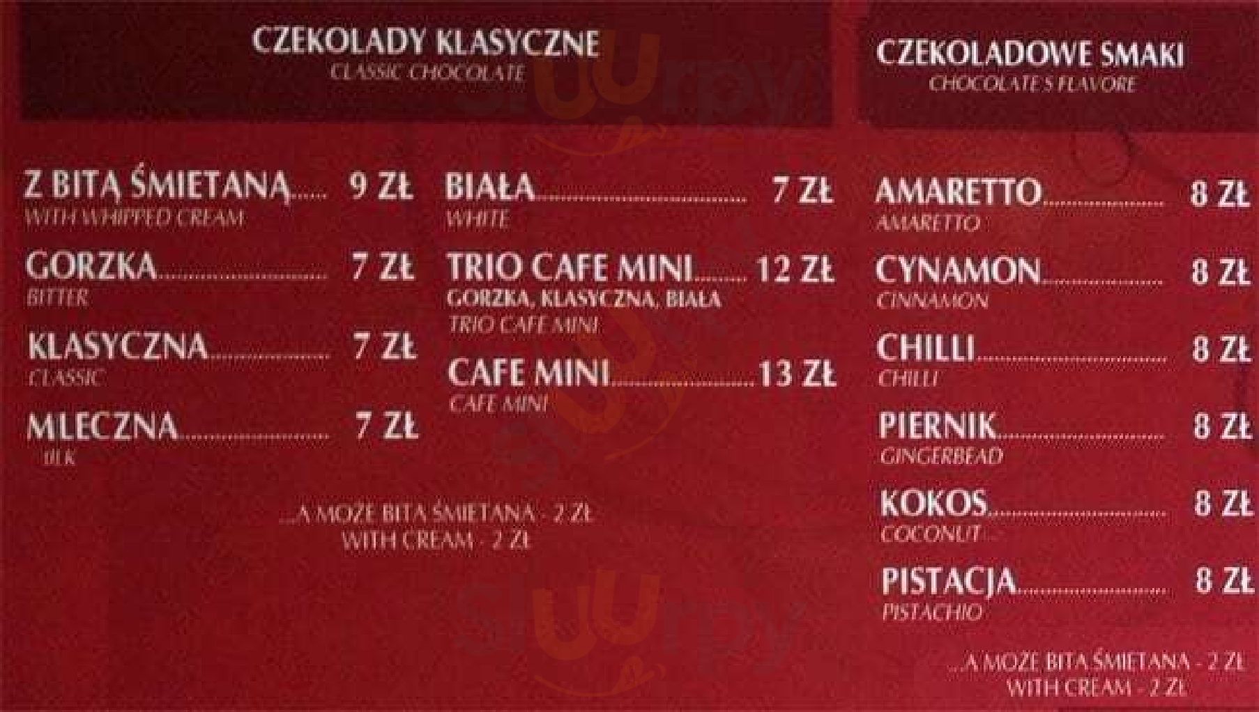 Cafe Mini Kraków Menu - 1