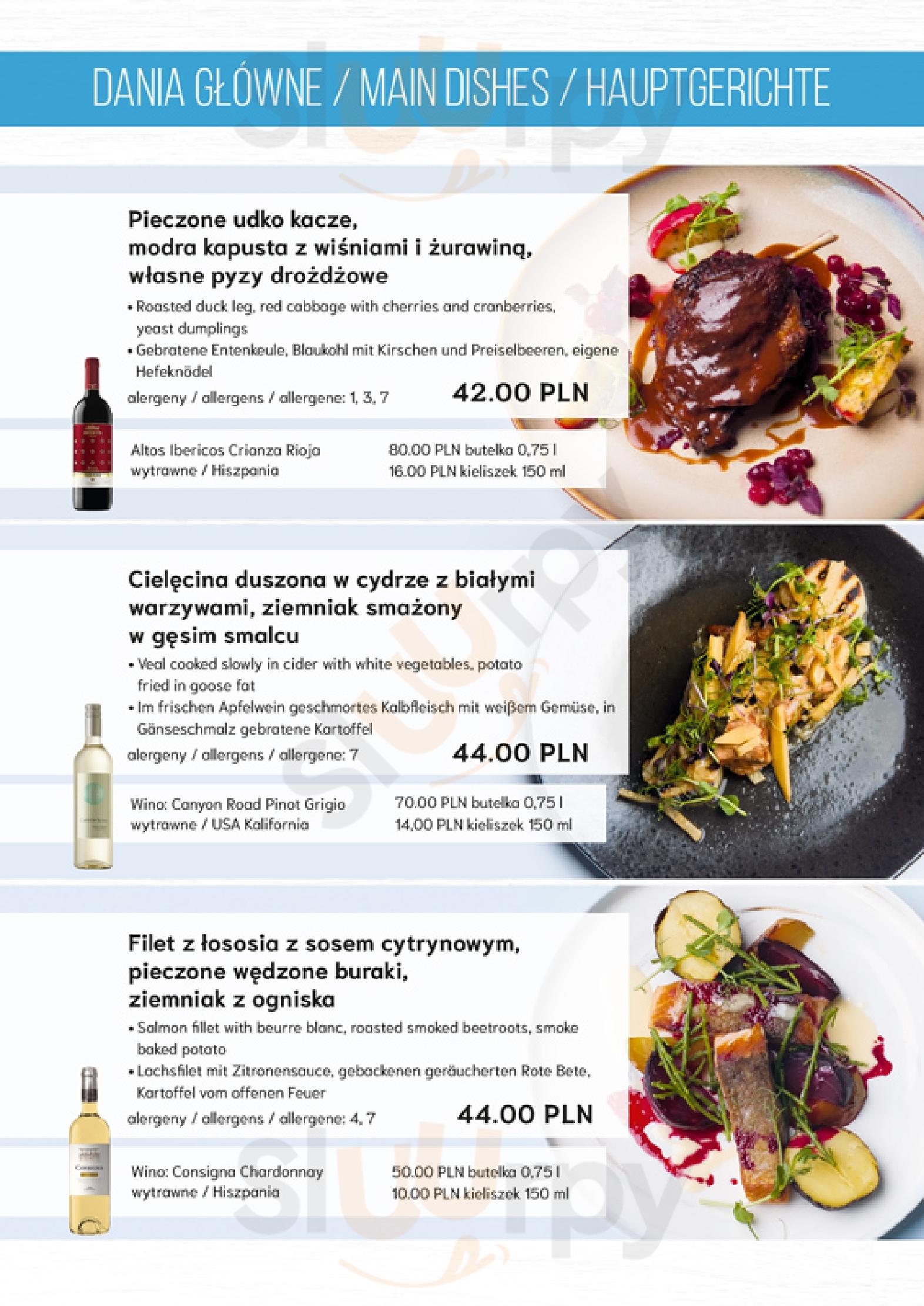 hotel wyspiański kraków restauracja menu