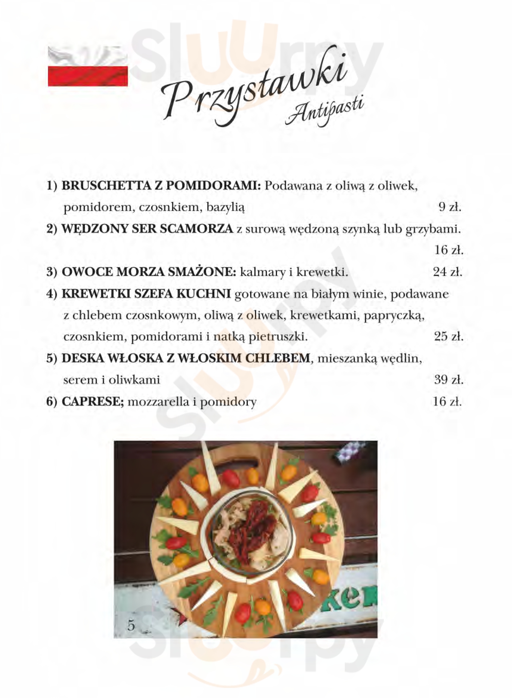 Trattoria Pizzeria Aspromonte Di Calabria Sandomierz Menu - 1