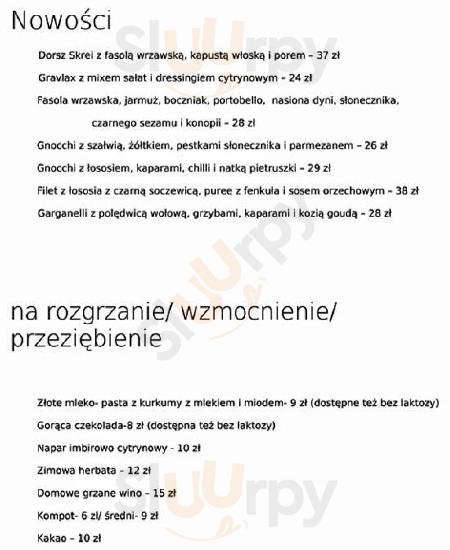 Przegryz Warszawa Menu - 1