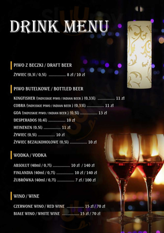 Mr India - Indian Restaurant menu