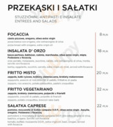 Spacca Napoli menu