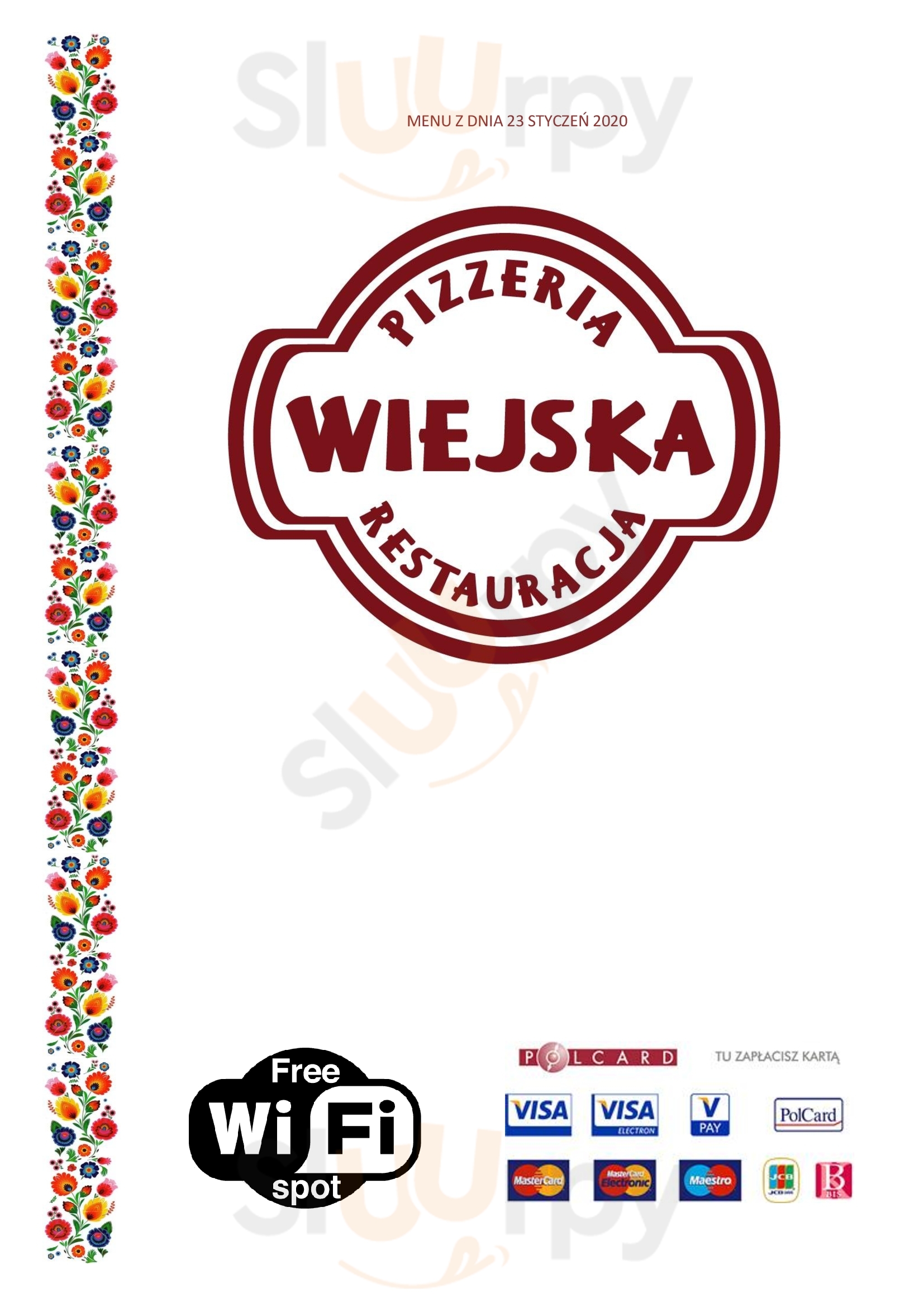 Pizzeria Wiejska Teresin Menu - 1