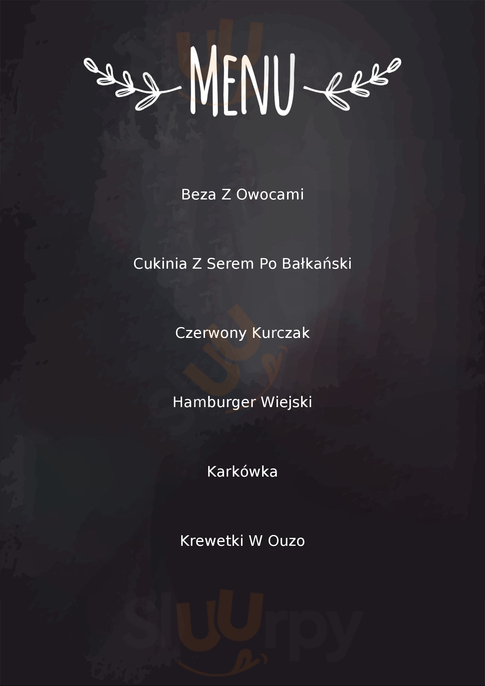 Chata Nad Wkrą & Bar Koza Pomiechówek Menu - 1