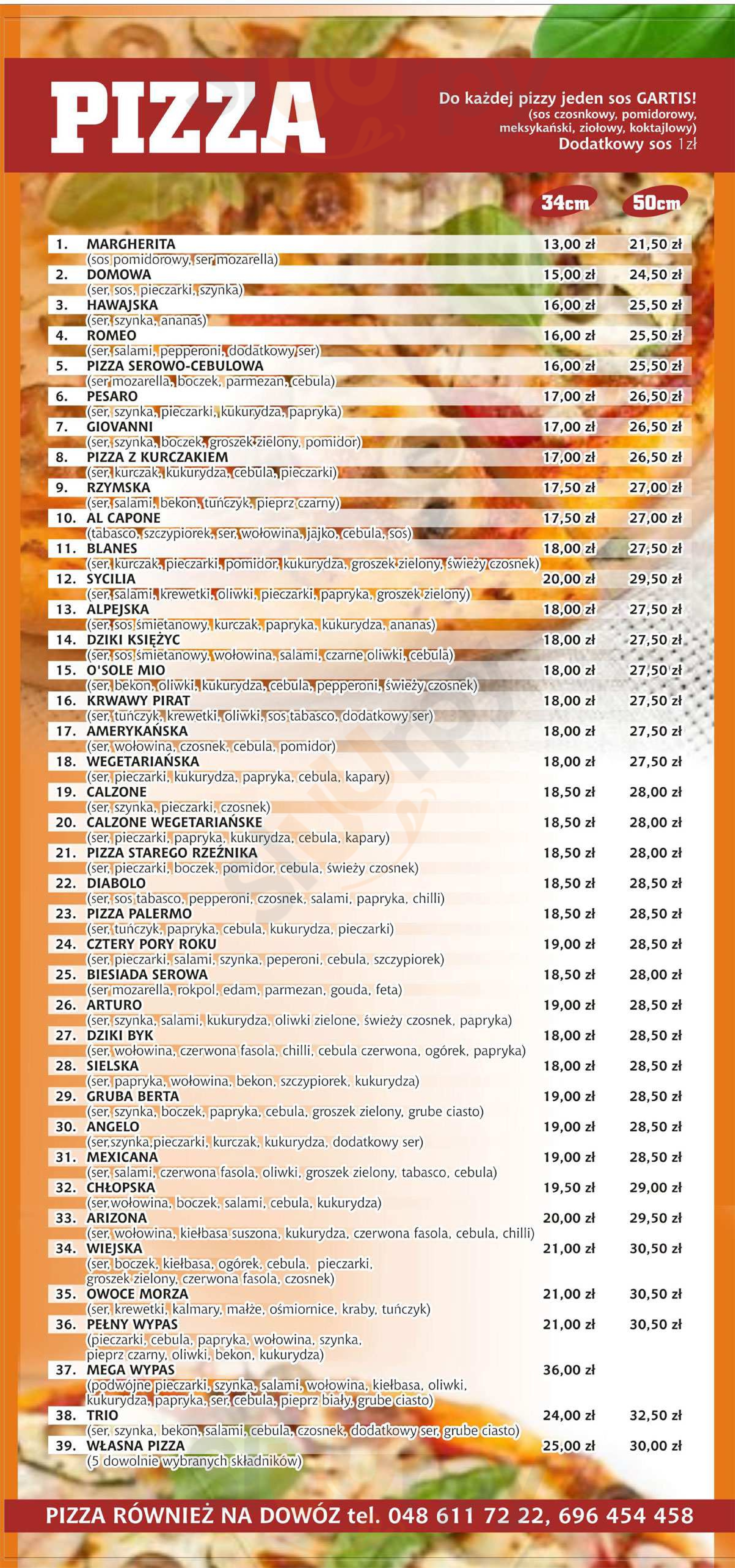 Caffe Bar Mors Kozienice Menu - 1