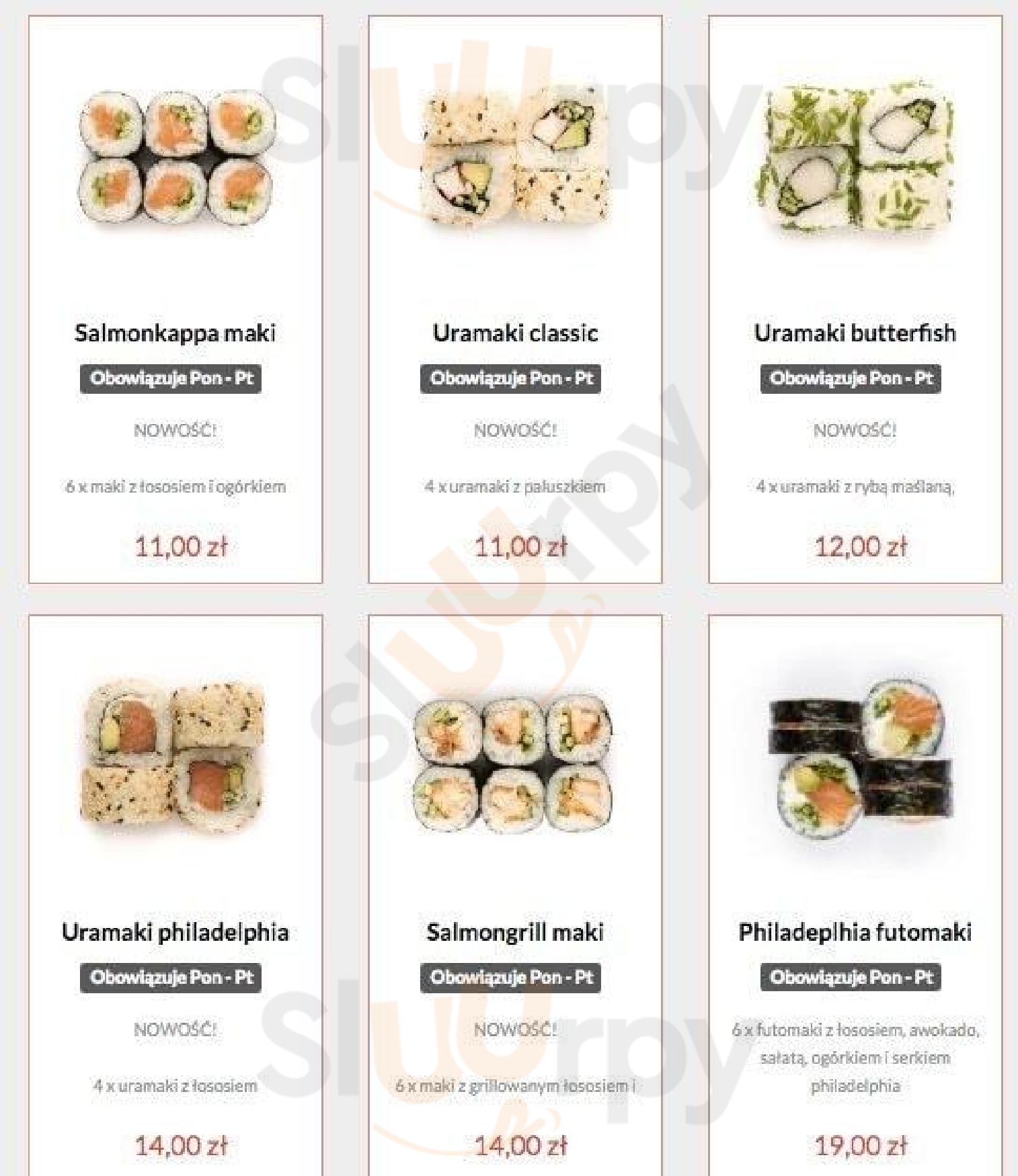 77 Sushi Warszawa Menu - 1