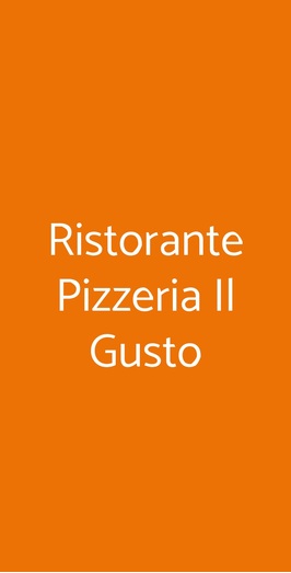 Il Gusto - Pizzeria - Braceria - Hamburgheria - Consegna A Domicilio, Polistena