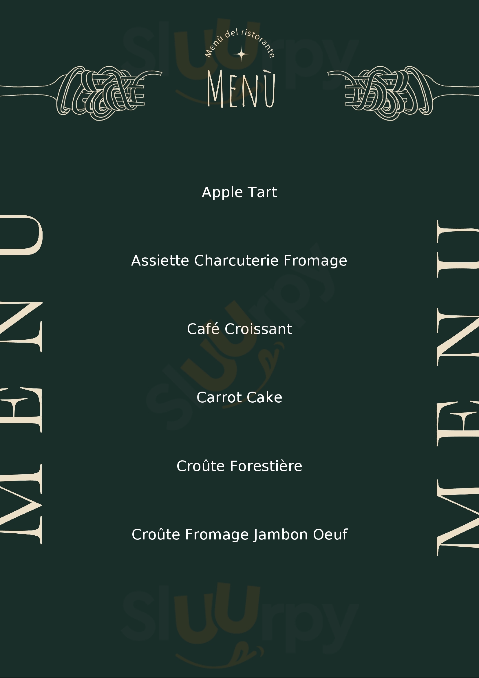 Café De La Tour Lancy Menu - 1