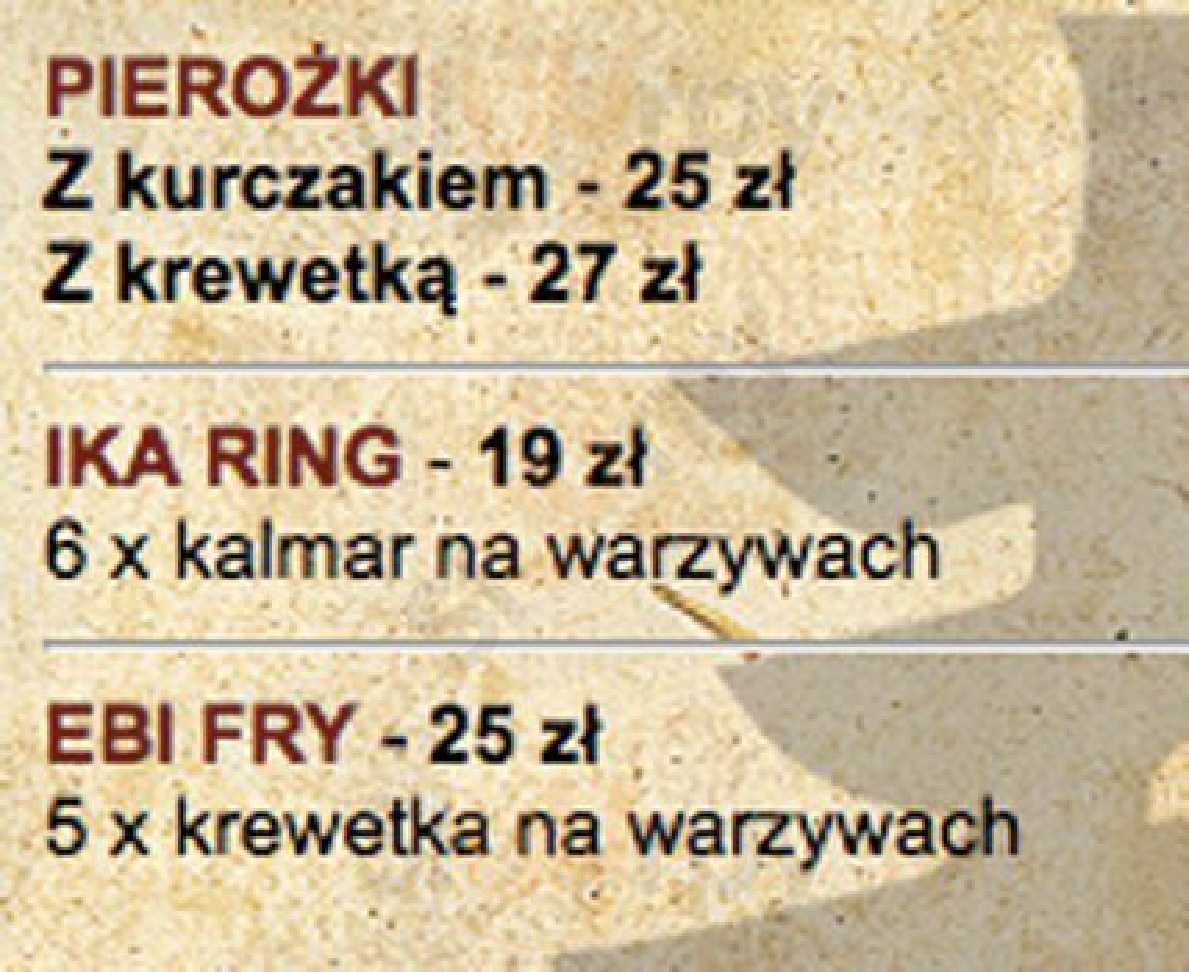 Sushi King Warszawa Menu - 1